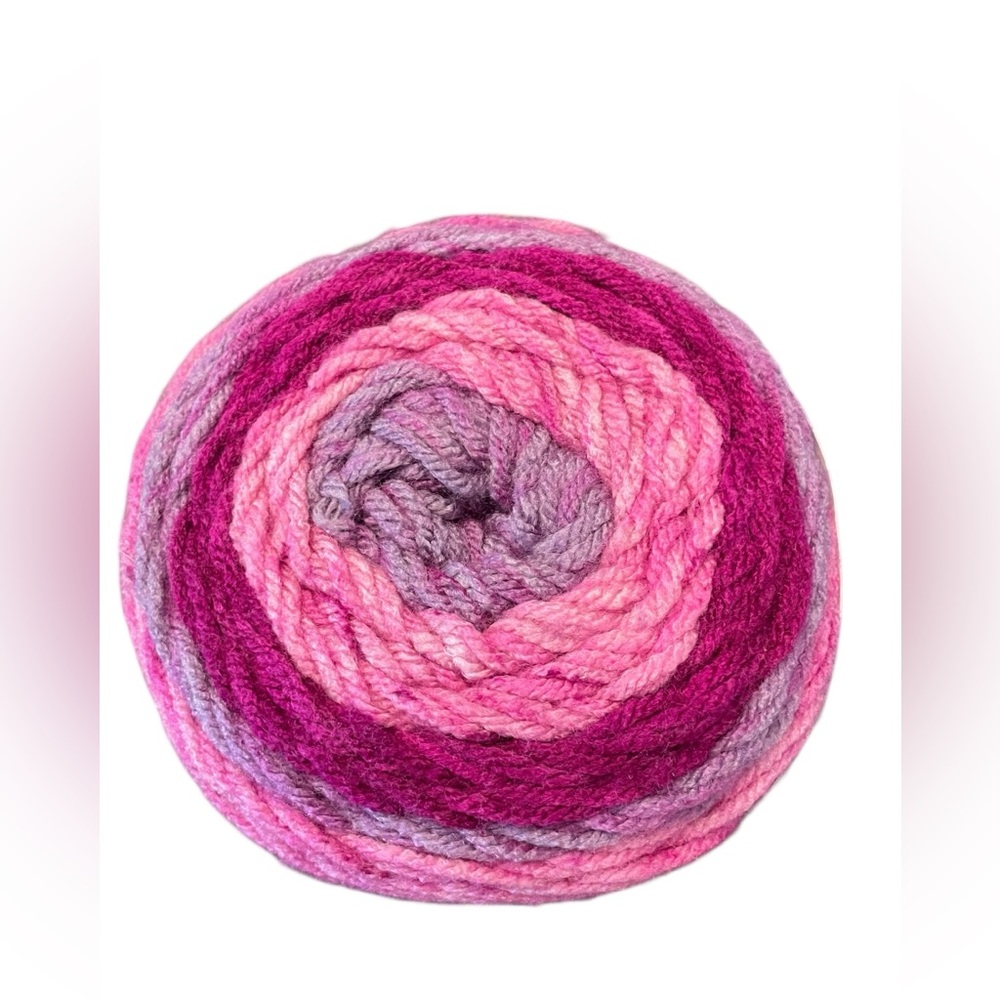 Premier Yarns Sweet Roll Yarn Raspberry Pop 5 oz 245‎ Yards Hard To Find Color